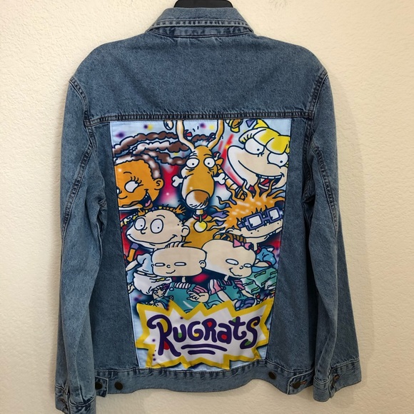Nickelodeon Rugrats Graphic Denim Jean Jacket NWT - Picture 2 of 13